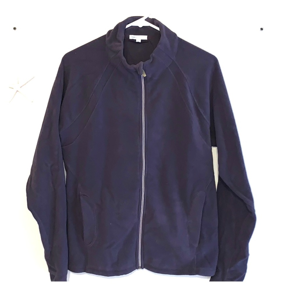 Gap Body GapBody Grey Gray Zip Fleece Jacket Large
